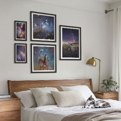 Galéria obrazov na stenu Kozmické krajiny galaxií