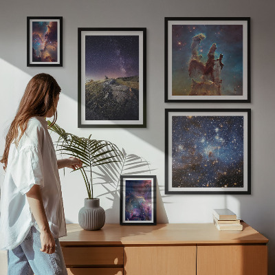 Galéria obrazov na stenu Kozmické krajiny galaxií