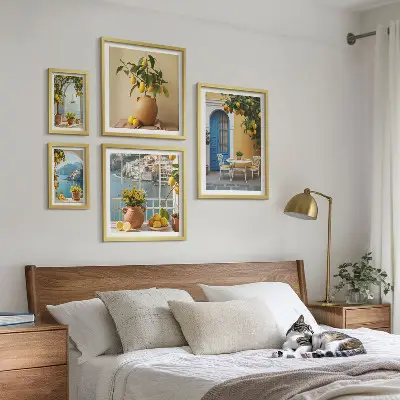 Galéria obrazov na stenu inšpirácia citrónovým slnkom