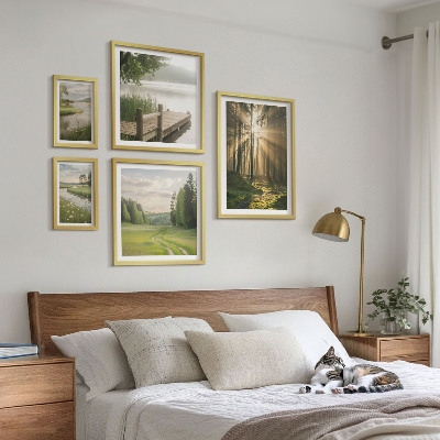 Galéria obrazov na stenu Lesné krajiny slnko voda