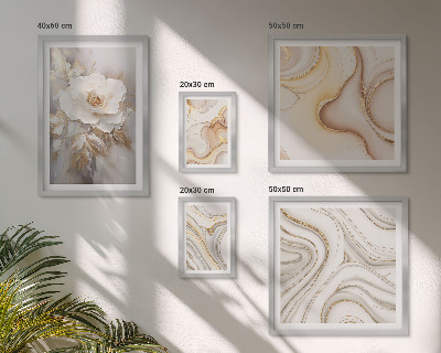 Galéria obrazov na stenu Kvetinové motívy abstraktná elegancia