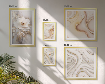 Galéria obrazov na stenu Kvetinové motívy abstraktná elegancia