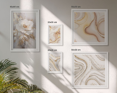 Galéria obrazov na stenu Kvetinové motívy abstraktná elegancia