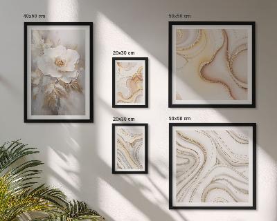 Galéria obrazov na stenu Kvetinové motívy abstraktná elegancia