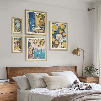 Galéria obrazov na stenu Citrónová sviežosť bohémskeho leta