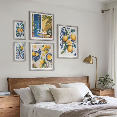 Galéria obrazov na stenu Citrusová provensálska kuchyňa