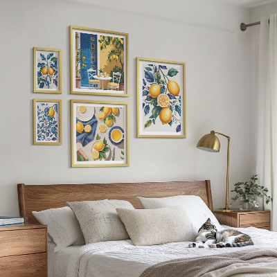 Galéria obrazov na stenu Citrusová provensálska kuchyňa