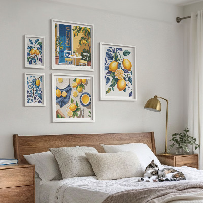 Galéria obrazov na stenu Citrusová provensálska kuchyňa