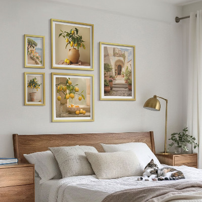 Galéria obrazov na stenu Štýlové citrusové dekorácie