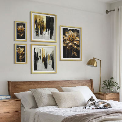 Galéria obrazov na stenu Kvetinové motívy, elegancia, modernosť