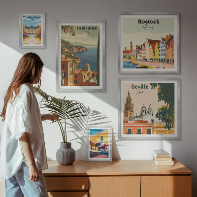 Galéria obrazov na stenu Krajiny európskych miest