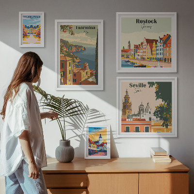 Galéria obrazov na stenu Krajiny európskych miest