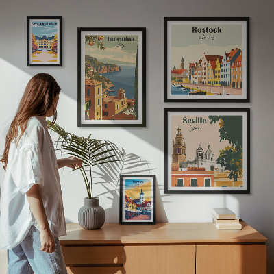 Galéria obrazov na stenu Krajiny európskych miest