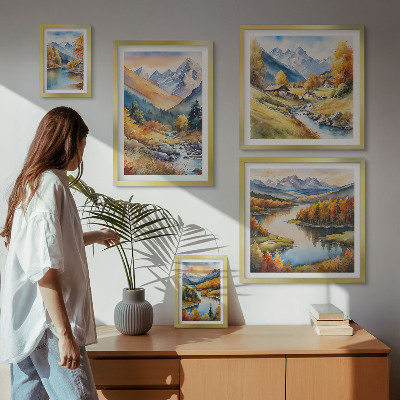 Galéria obrazov na stenu Jesenné horské krajiny
