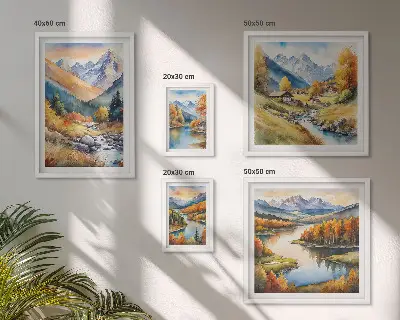 Obraz na stenu jesenná horská krajina