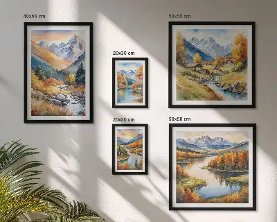 Obraz na stenu jesenná horská krajina