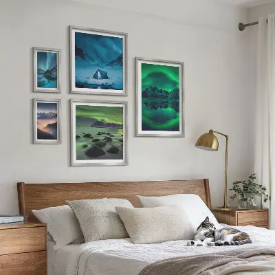 Obraz na stenu zimná krajina pohoria Aurora