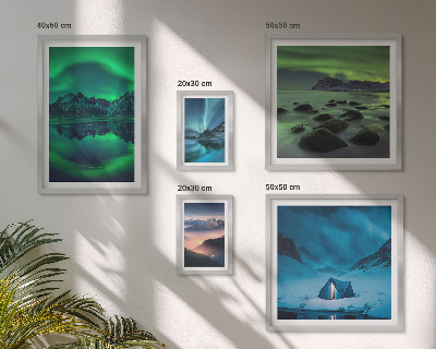 Galéria obrazov na stenu Zimné krajiny pohoria Aurora