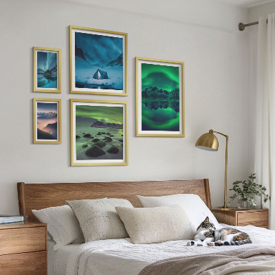 Galéria obrazov na stenu Zimné krajiny pohoria Aurora