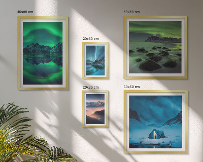 Galéria obrazov na stenu Zimné krajiny pohoria Aurora