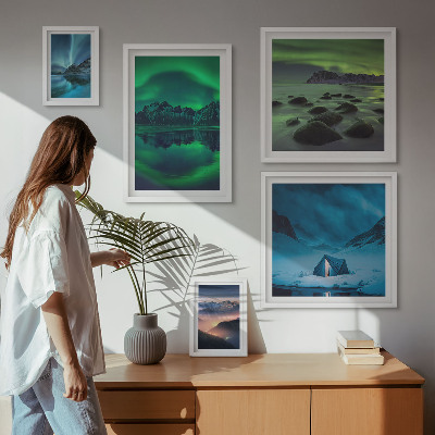 Galéria obrazov na stenu Zimné krajiny pohoria Aurora