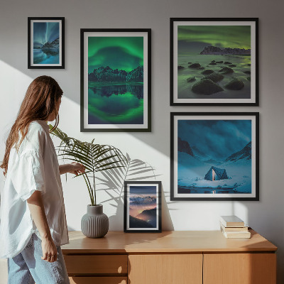 Galéria obrazov na stenu Zimné krajiny pohoria Aurora