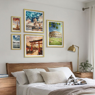 Sada obrazov nad pohovku Ikony svetovej architektúry