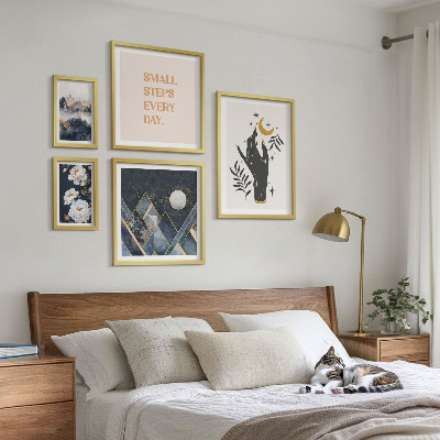 Galéria obrazov na stenu Boho štýl s prírodou a posolstvami