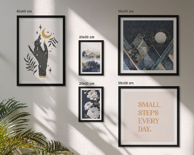 Galéria obrazov na stenu Boho štýl s prírodou a posolstvami