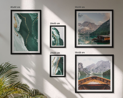 Galéria obrazov na stenu Zelená krajina, voda, hory
