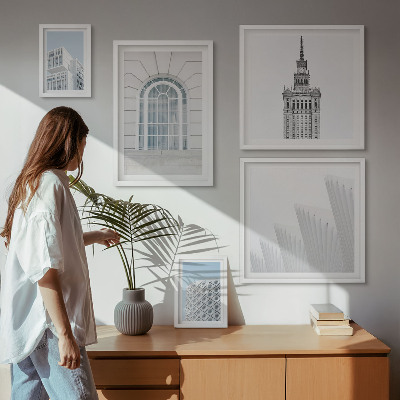 Galéria obrazov na stenu Moderná architektúra minimalizmus