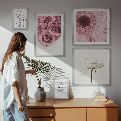 Galéria obrazov na stenu Kvetinové boho inšpirácie