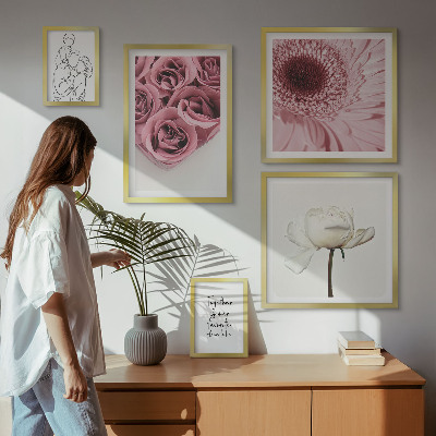Galéria obrazov na stenu Kvetinové boho inšpirácie