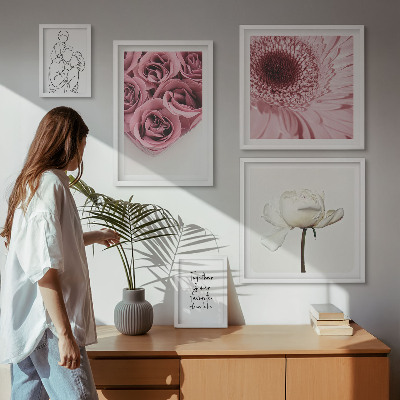 Galéria obrazov na stenu Kvetinové boho inšpirácie