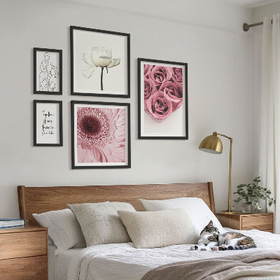 Galéria obrazov na stenu Kvetinové boho inšpirácie