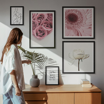 Galéria obrazov na stenu Kvetinové boho inšpirácie