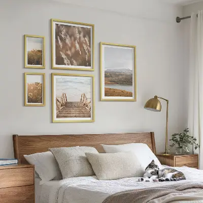 Obraz na stenu Prírodné krajiny jazerné pole