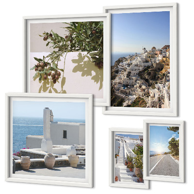 Galéria obrazov na stenu Malebné výhľady na Santorini