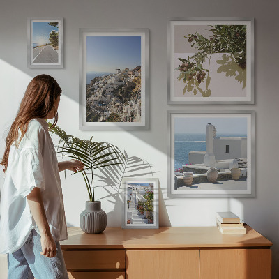 Galéria obrazov na stenu Malebné výhľady na Santorini