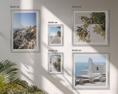 Galéria obrazov na stenu Malebné výhľady na Santorini