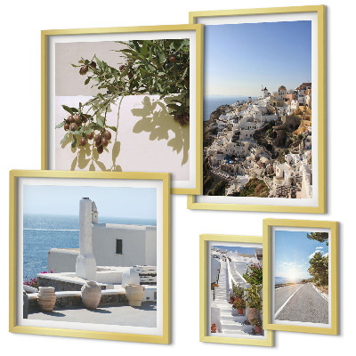 Galéria obrazov na stenu Malebné výhľady na Santorini
