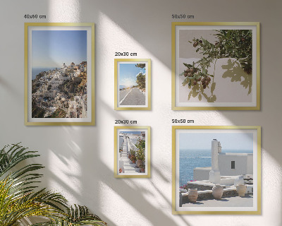 Galéria obrazov na stenu Malebné výhľady na Santorini