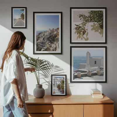 Galéria obrazov na stenu Malebné výhľady na Santorini