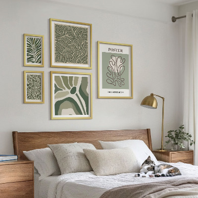Galéria obrazov na stenu Abstraktné boho rastlinné formy