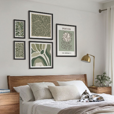 Galéria obrazov na stenu Abstraktné boho rastlinné formy