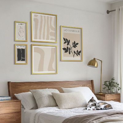 Galéria obrazov na stenu Štýlová abstraktná grafika rastlín