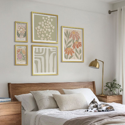 Galéria obrazov na stenu Kvetinové vzory Londýn Paríž boho