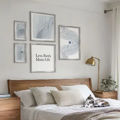 Moderná minimalistická grafika galéria obrazov na stenu