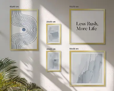 Moderná minimalistická grafika galéria obrazov na stenu