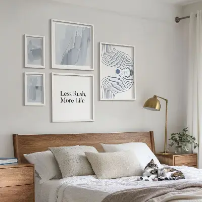 Moderná minimalistická grafika galéria obrazov na stenu